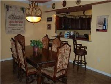 Dining table seats six Dining table seats six