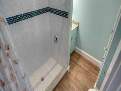 Bathroom with walk-in shower