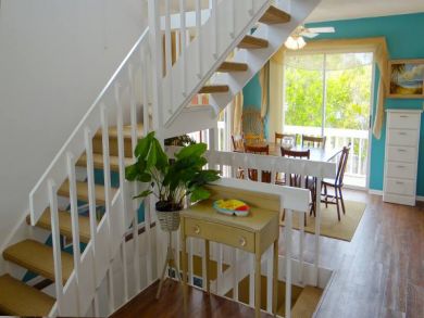 Stairs to upper level Stairs to upper level