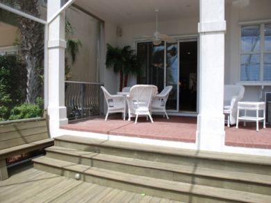 Porch with outdoor furniture