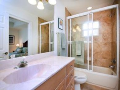 Guest Bath with Tub Shower