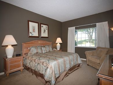 Master bedroom with king bed