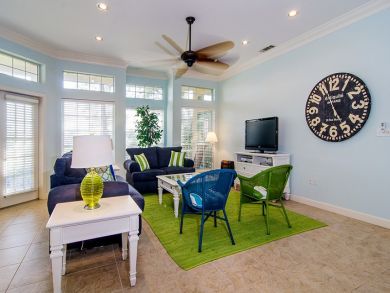Living room with flat screen TV Living room with flat screen TV
