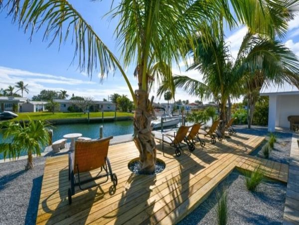 Holmes Beach Canal Front Home with Private Pool & Boat Dock