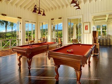 Billiard room