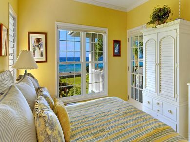 Master bedroom with king bed