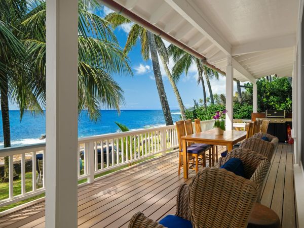 Poipu Oceanfront Vacation Rental - Luxury Cottage in Kauai