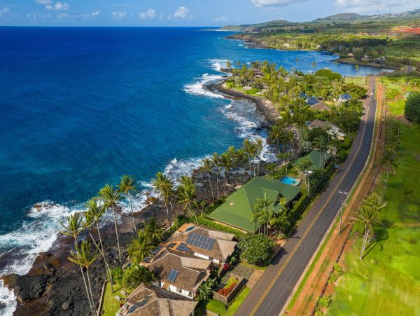 Poipu Oceanfront Vacation Rental - Luxury Cottage in Kauai
