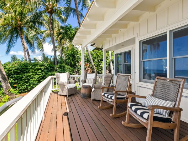 Poipu Oceanfront Vacation Rental - Luxury Cottage in Kauai