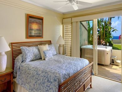 Guest bedroom with king bed