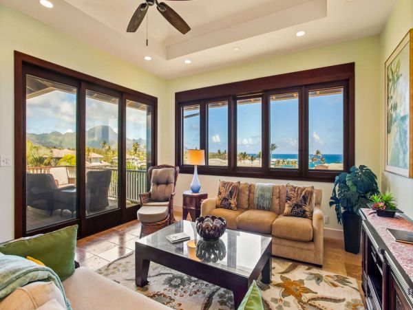 Walk to Beach Vacation Home in Poipu - Ocean Views