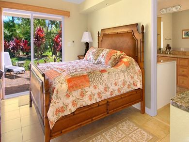 Master bedroom with king bed