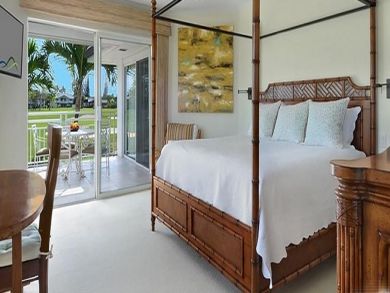 Master bedroom with king bed