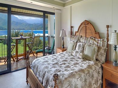 Bedroom with king bed