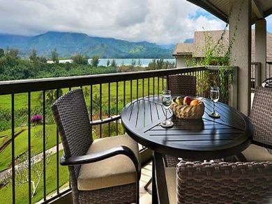 Ocean view condo for rent in Hanalei, Kauai,