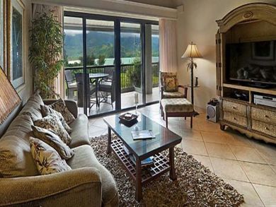 Living room open to balcony