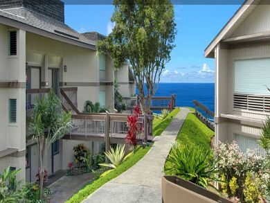 Exterior view of condos