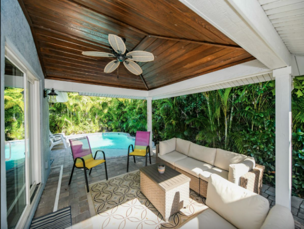 Holmes Beach Vacation Rental Pool Home With Four Bedrooms