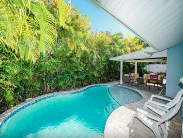 Holmes Beach Vacation Rental Pool Home With Four Bedrooms