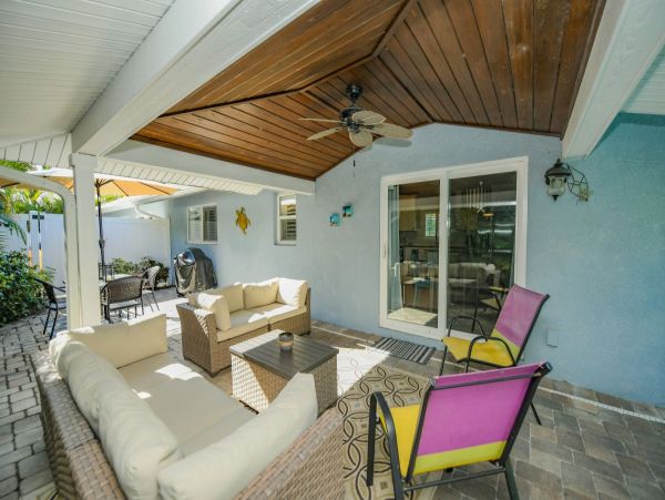 Holmes Beach Vacation Rental Pool Home With Four Bedrooms