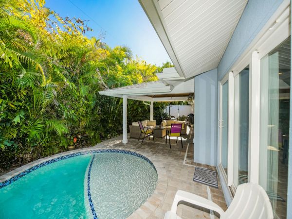 Holmes Beach Vacation Rental Pool Home With Four Bedrooms