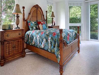 Master bedroom with king bed