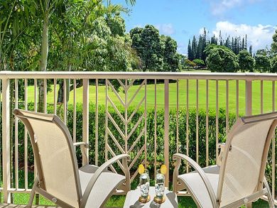 Golf course view condo for rent in Hanalei, Kauai, Hawaii