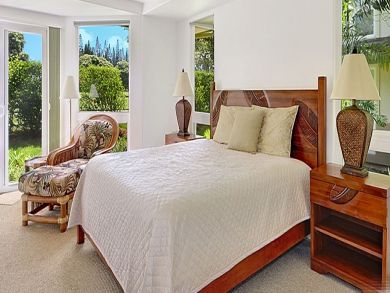Master bedroom with king bed