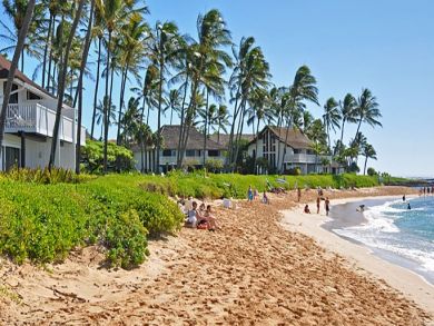 Sandy beach