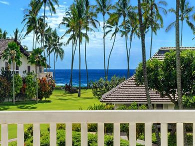 Partial ocean view from balcony