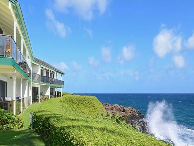 Condos located on beach