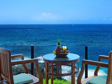 Ocean front vacation rental in Poipu Beach, Kauai, Hawaii