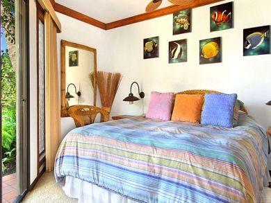 Master bedroom with king bed