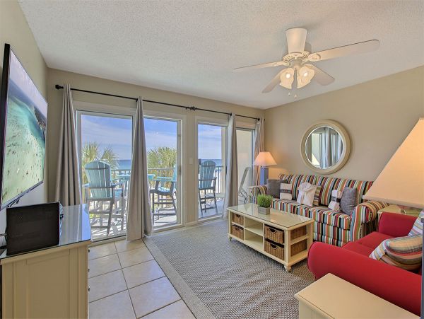 Beachfront Vacation Condo in Miramar Beach Sleeps 6 Guests