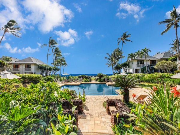 Koloa Luxury Vacation Condo Two Bedrooms Ocean Views