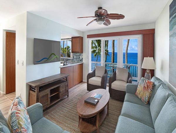 Oceanfront Vacation Condo in Poipu Beach