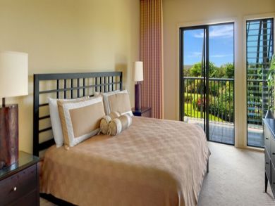 Master bedroom with king bed
