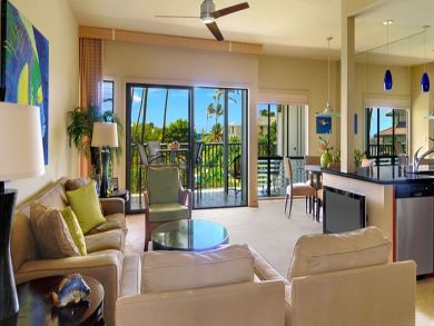 Open plan living space