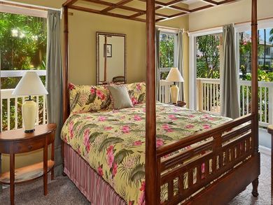 Master bedroom with king bed