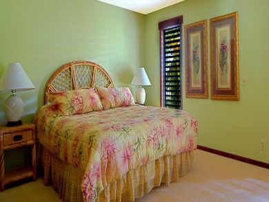 Bedroom with king bed