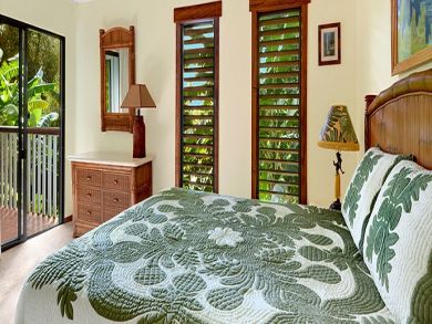Bedroom with king bed