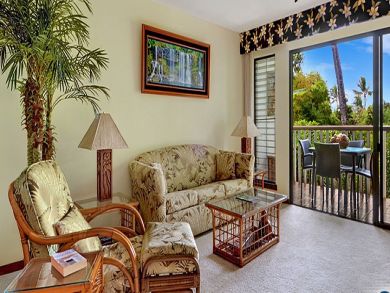 Living room open to balcony
