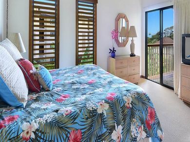 Master bedroom with king bed