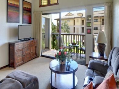 Flat screen TV in living area