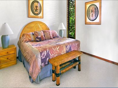 Master bedroom with king bed