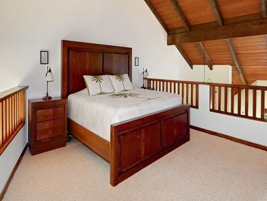 Master bedroom with king bed