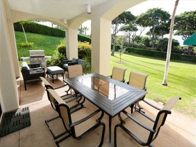 Outdoor dining area