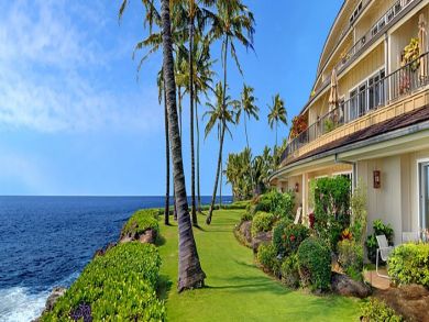Ocean front rental condo in Poipu Beach, Kauai, Hawaii
