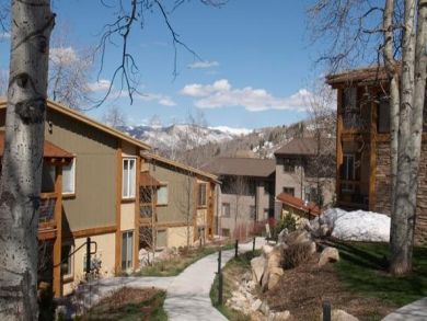 Exterior view of condos