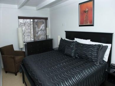 Master bedroom with king bed
